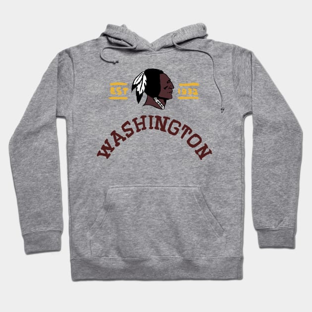 Washingtoooon Football Team 08 Hoodie by Very Simple Graph